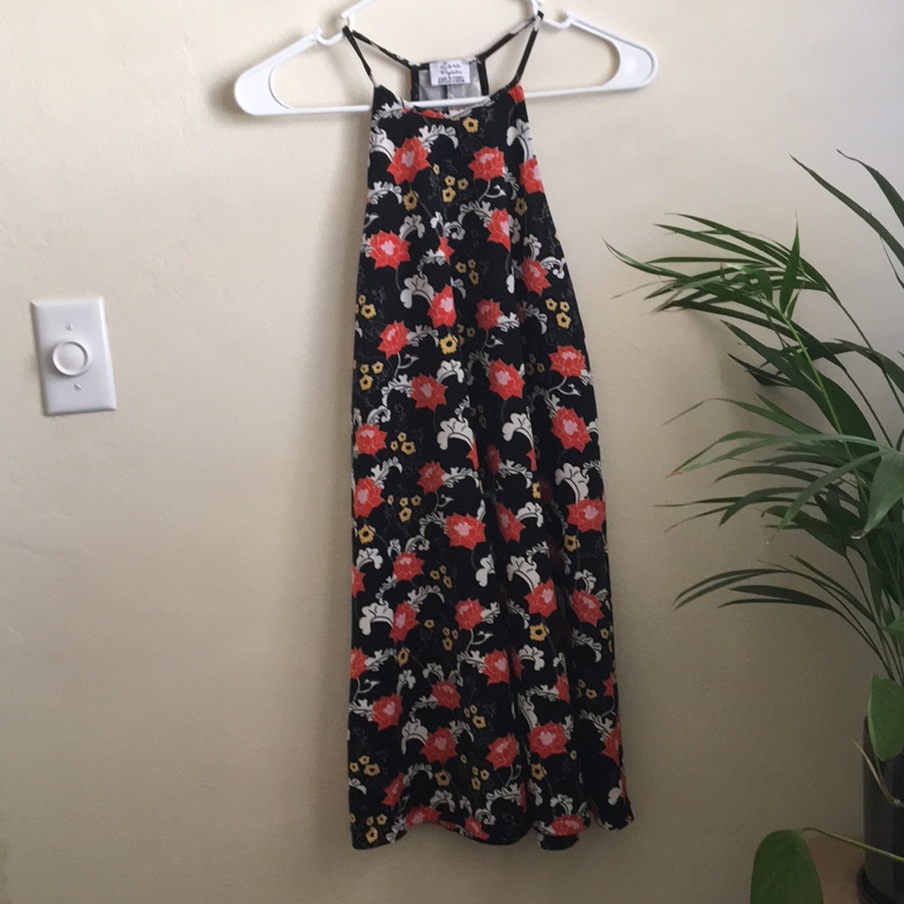 Zara printed mini dress